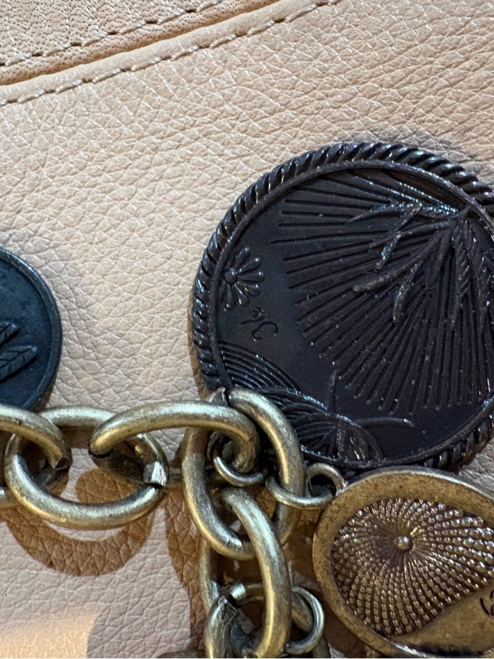 🍀VINTAGE RARE LUCKY BRAND Charm Bracelet - Picture 3 of 7
